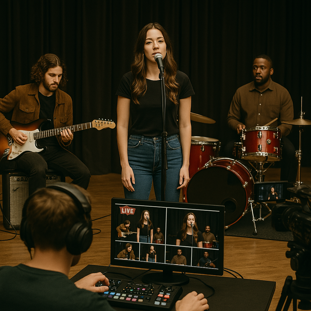 Live Action Music Recording Studio